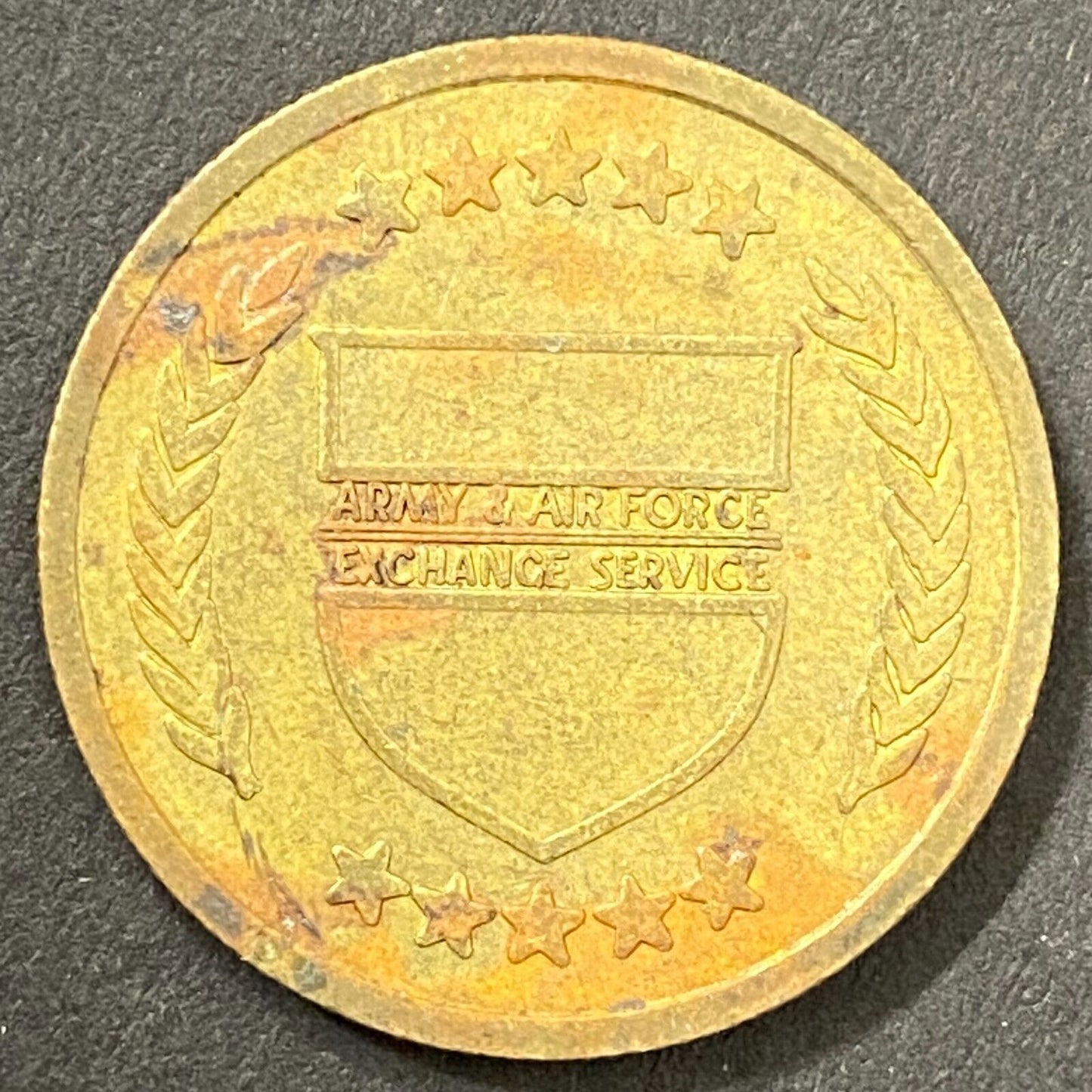 Army & AF Exchange Service AAFES Okinawa "No Cash Value" Token 25mm