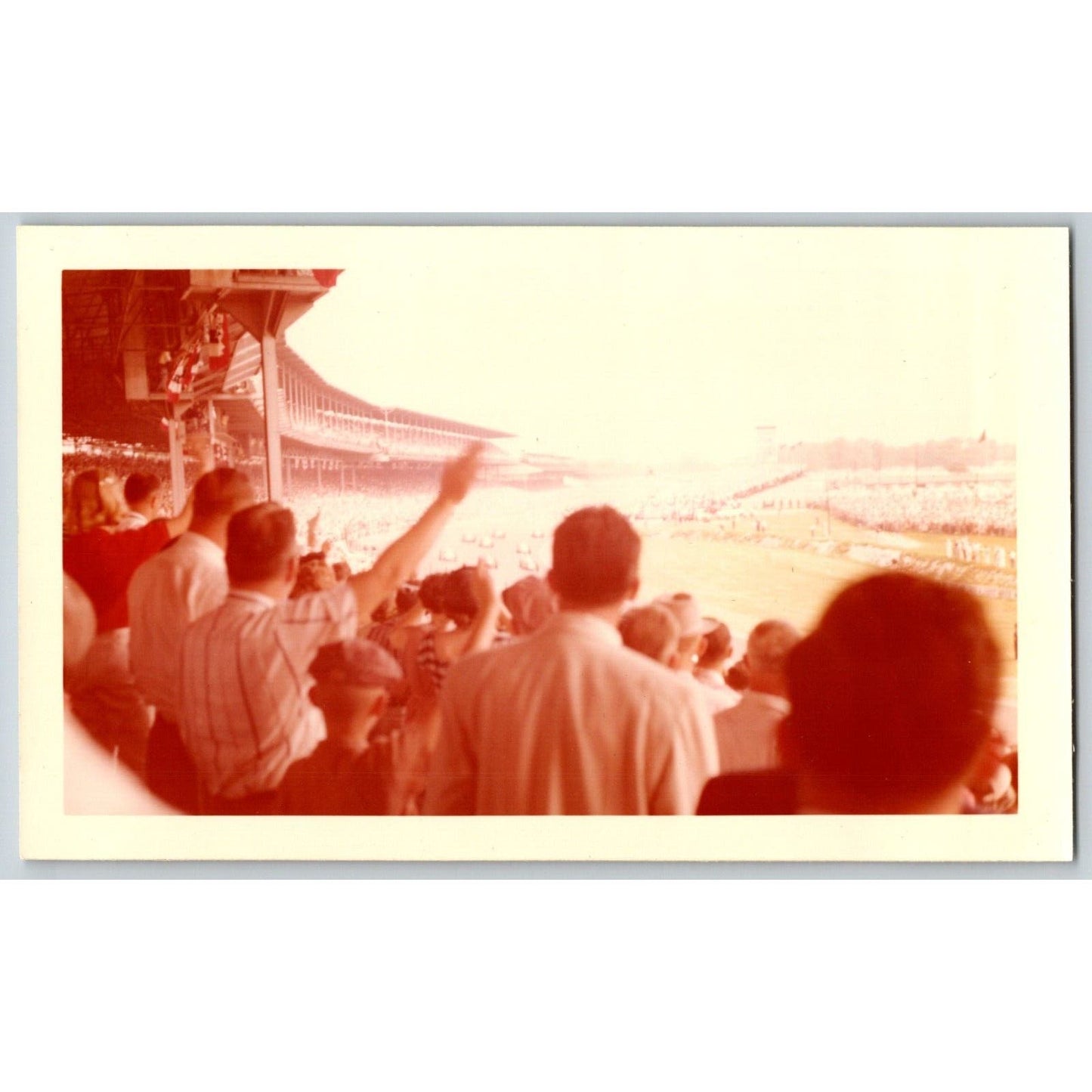 4 IMS Indianapolis Motor Speedway Race Track Parade Photos 3.5 x 5.75 c1960's ?