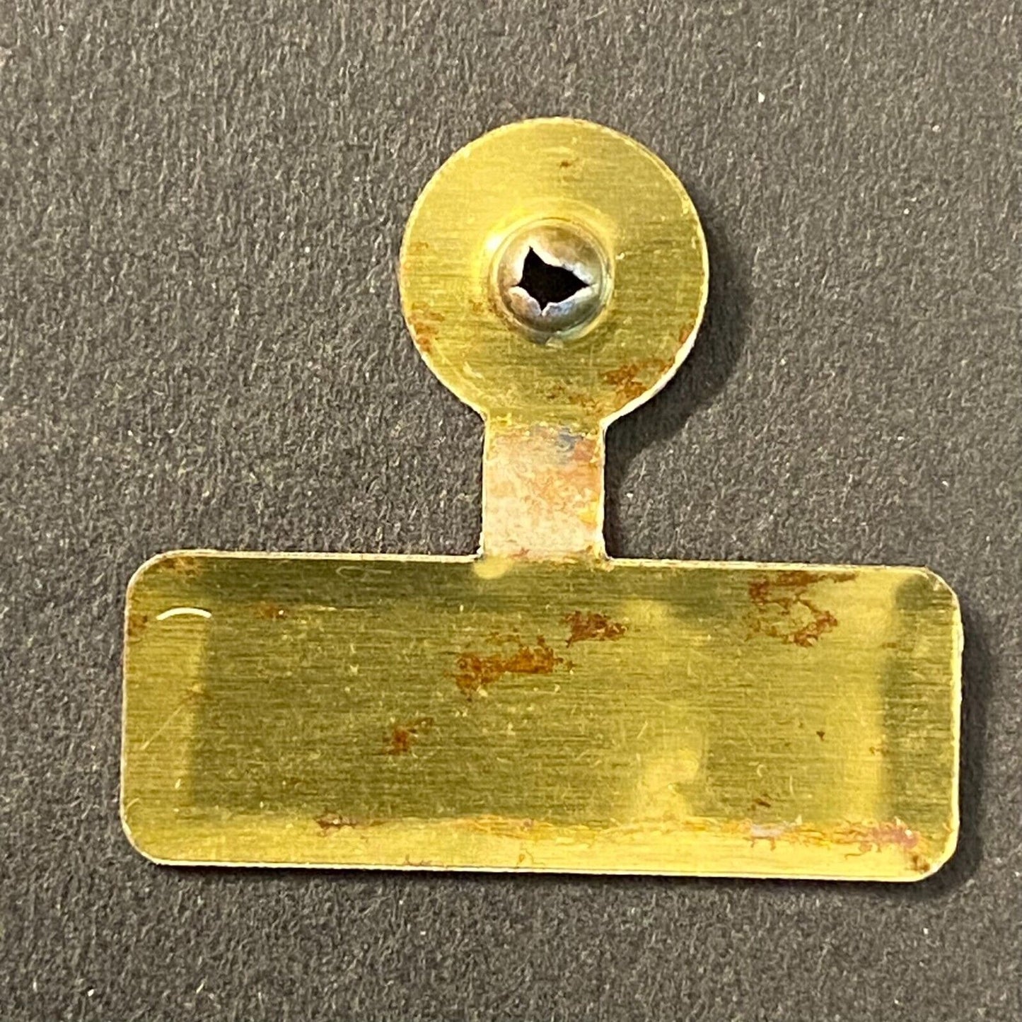 McIntyre Election Campaign Steel Fold Over Pin 1" Scarce