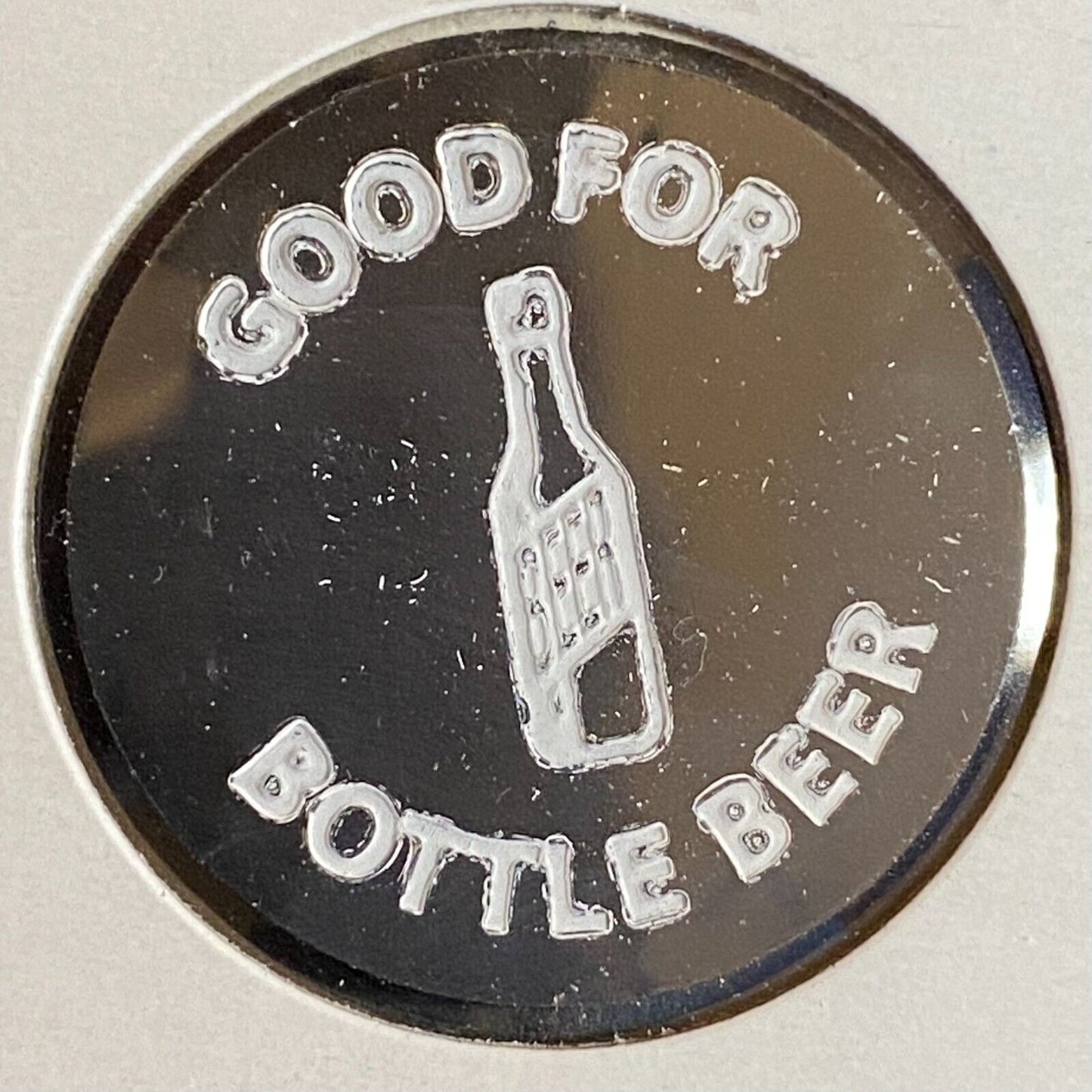 Milroy, PA Ye Olde Hotel Plastic Token Good For Bottle Beer
