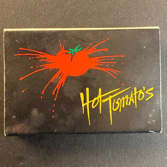 Hot Tomato's Restaurant Northampton Hartford New Haven Vintage Matchbox Scarce