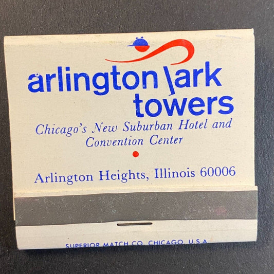 Arlington Park Towers Hotel Chicago c1969-73 Full Matchbook VGC