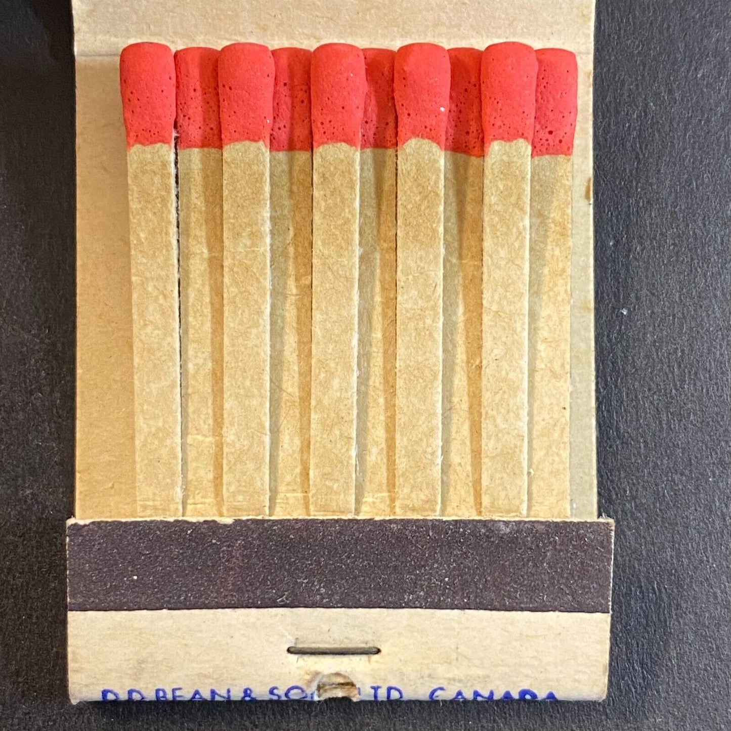 Floral Art Generic (No Company) D.D. Bean & Sons Full Matchbook c1960's-73