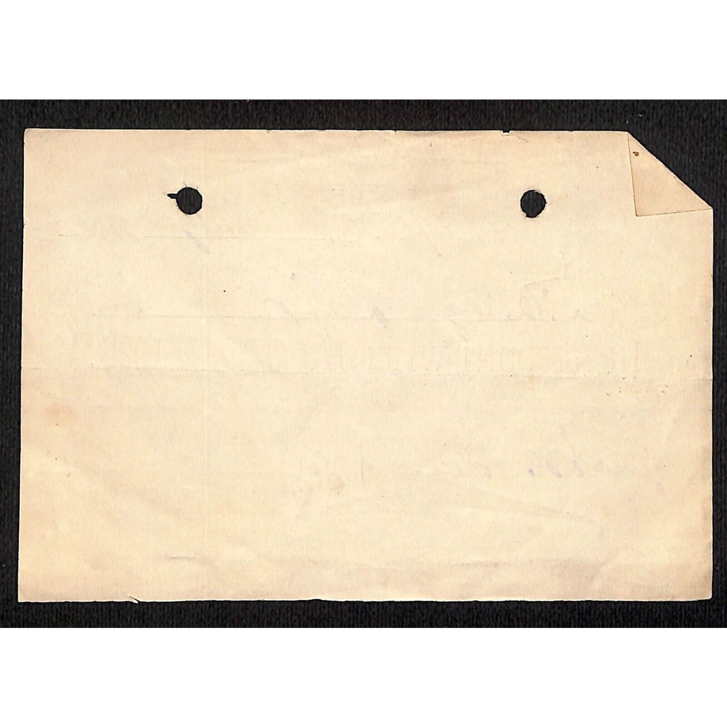 Jacob Miller New Philadelphia, OH 1885 Statement / Billhead Scarce