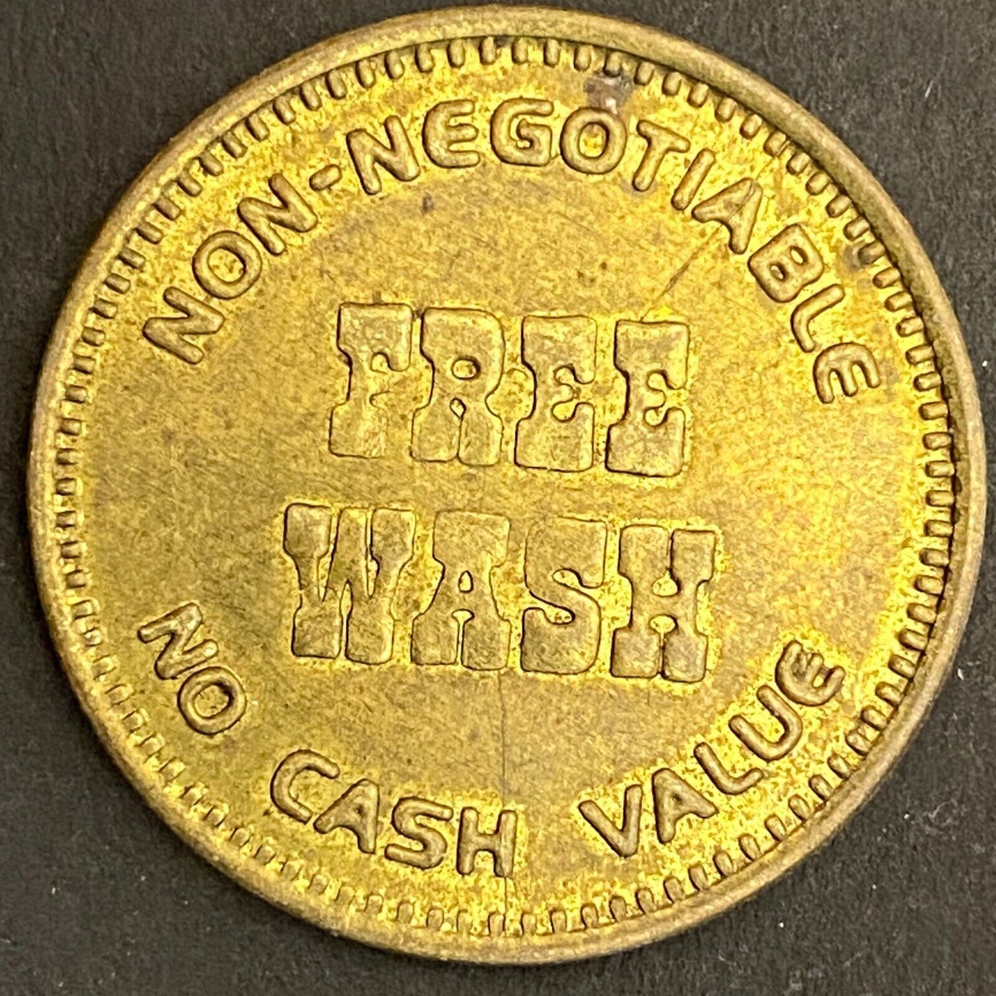 Gulf (Gas Station) G/F Free Car Wash Token 28.5mm