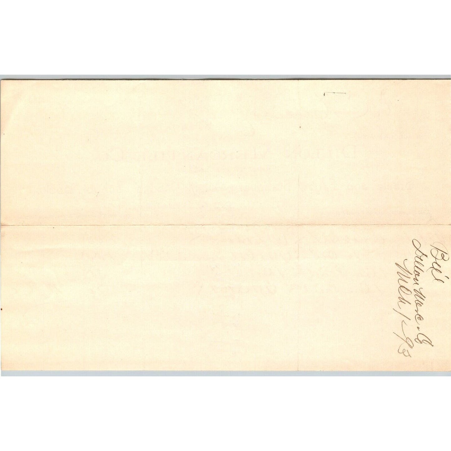 Dillon MT Dillon Mercantile Co. John T. Yoe 1893 Billhead R.C. Halliday*