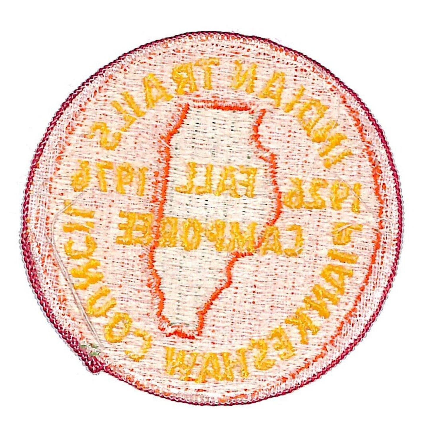 Boy Scouts BSA 1926 1976 Indian Trails Piankeshaw Fall Camporee Patch Scarce