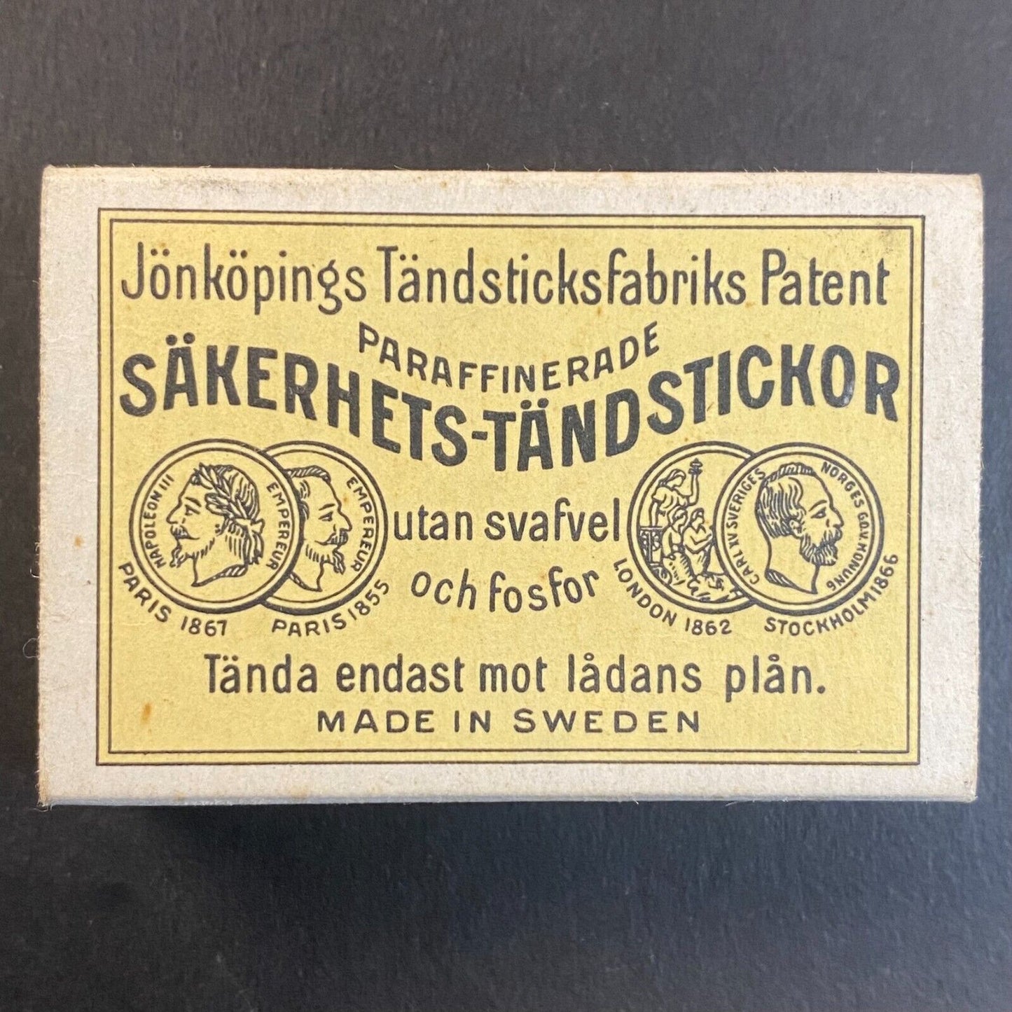 Swedish Vintage Retro / Reproduction Art Matchbox