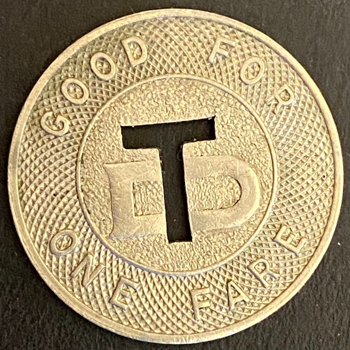 Dixie Traction Company Erlanger, KY G/F One Fare 23mm c1946 (#1)