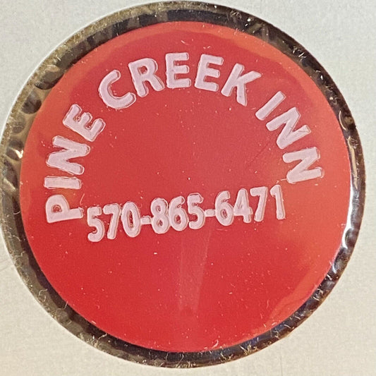 Jersey Shore, PA Pine Creek Inn c2000 Plastic "G/F Bottle" Token