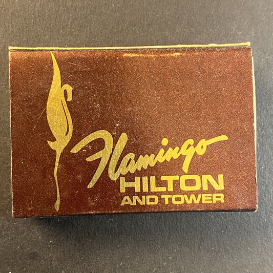Flamingo Hilton and Tower Beef Barron Las Vegas Vintage Matchbox VGC Scarce