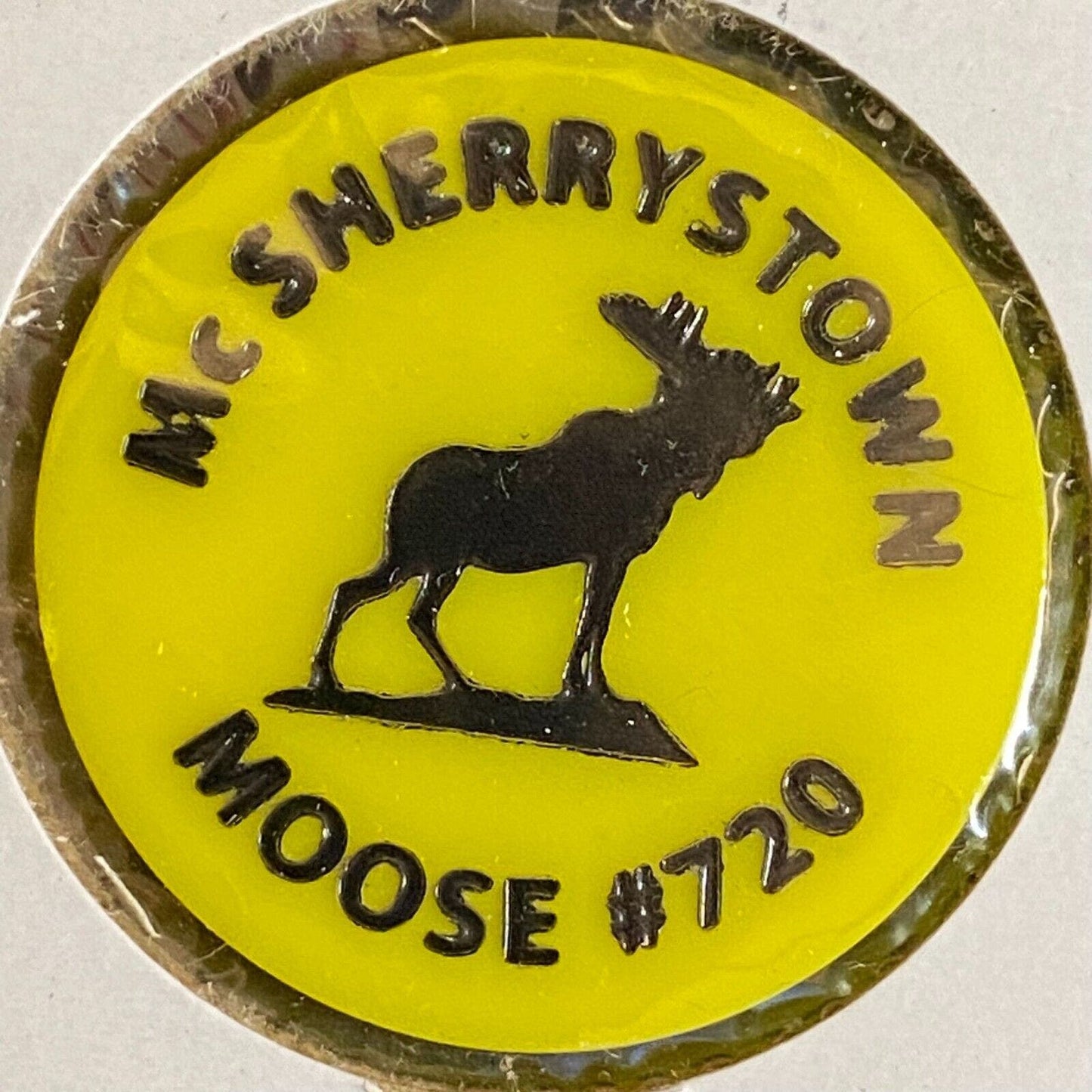 McSherrystown, PA Moose #720 c1980's Plastic Token Drinks Beer "Draft Mug"