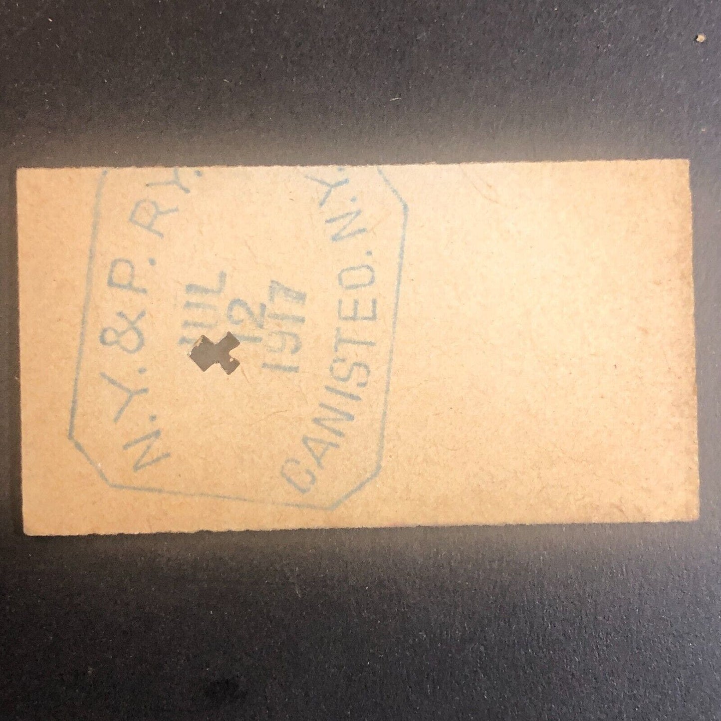 New York & Pennsylvania Railroad July 12 1917 Greenwood, NY Ticket #53535