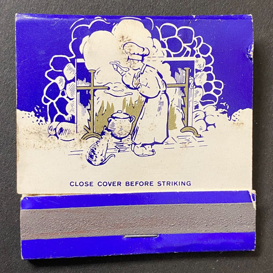 La Cheminee French Chicago Restaurant Near Full (-2) Matchbook c1970-74 Scarce