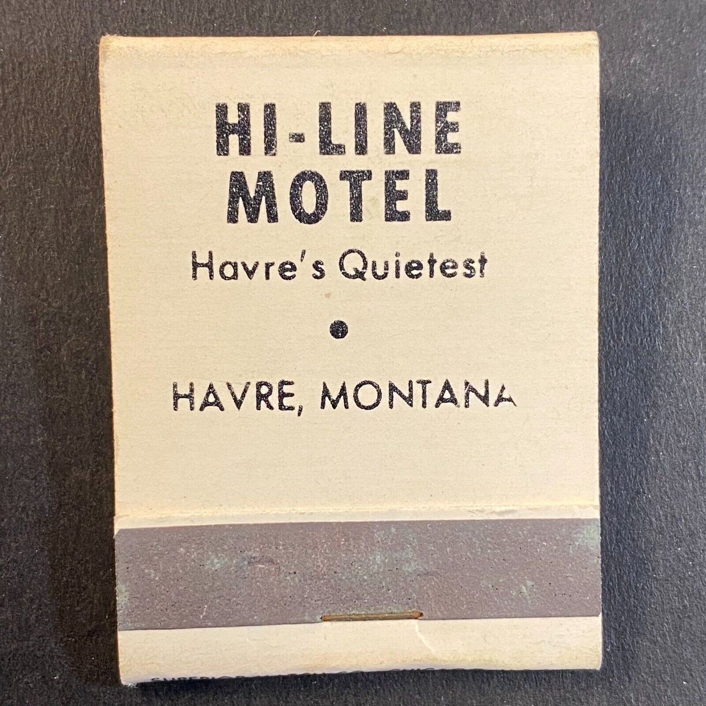 Havre, MT Hi-Line Motel Girlie Full Matchbook c1960's-73 VGC