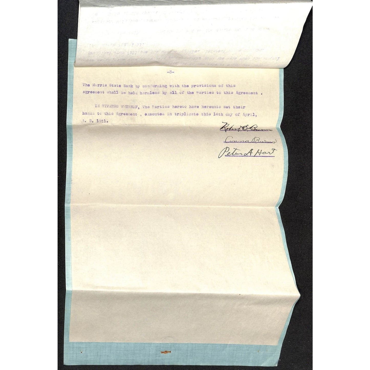 1912 Real Estate Escrow Document Morris State Bank Pony MT Jefferson County 3pp