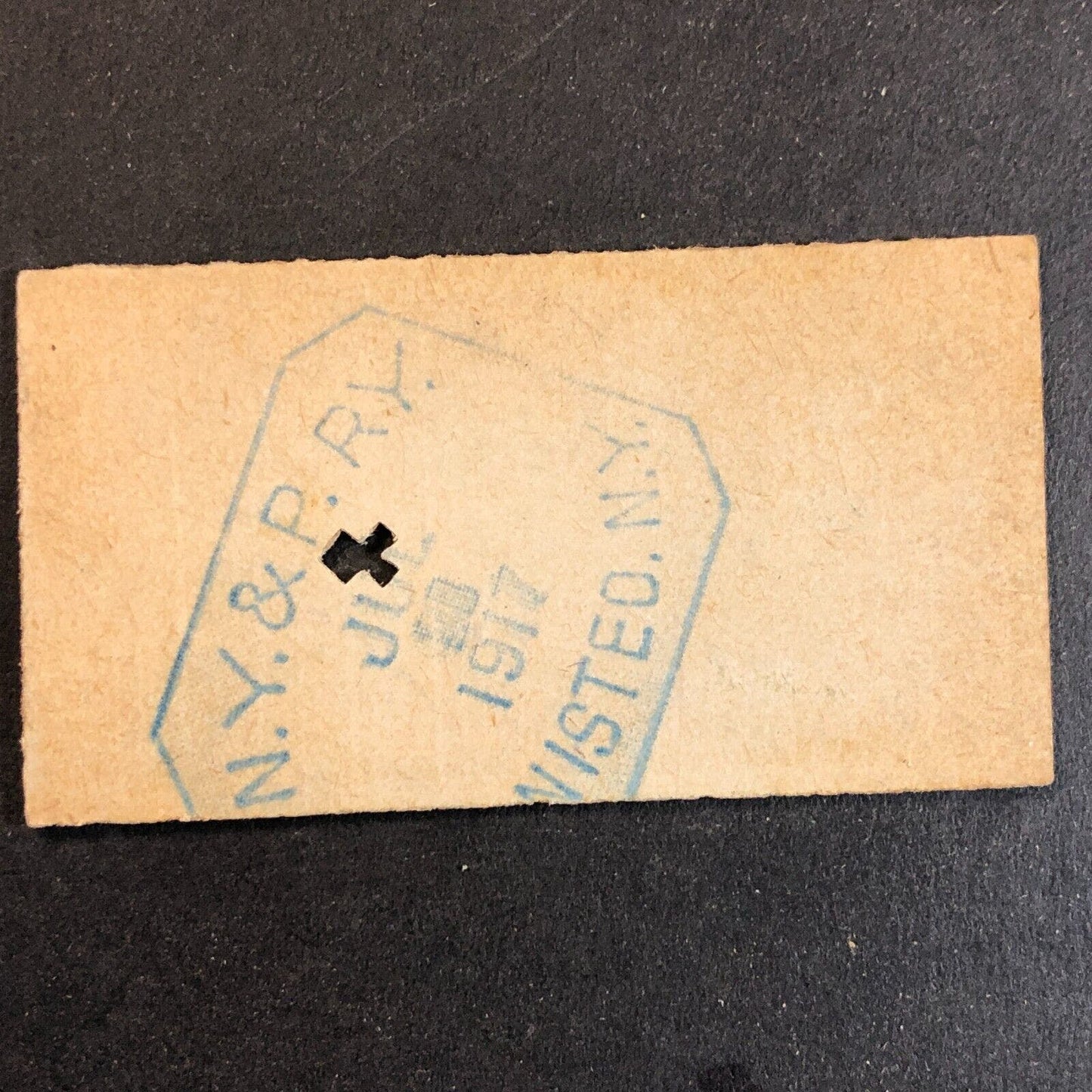 New York & Pennsylvania Railroad July 28 1917 Whitesville, NY Ticket #18294