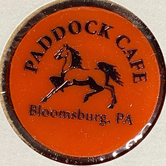 Bloomsburg, PA Paddock Cafe Plastic Token G/F One Mixed Drink (#2)
