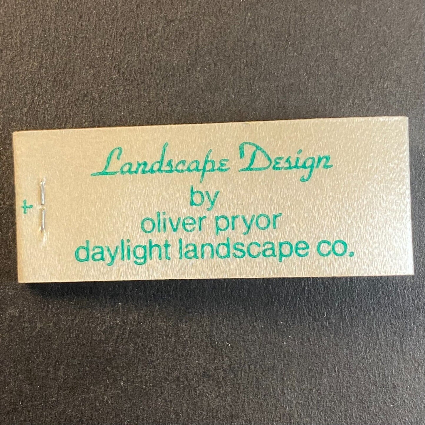 Daylight Landscape Co. Chicago? Full Slim 10-Strike Matchbook c1960's-73 VGC