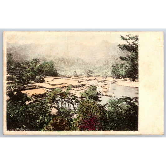 Miyajima, Aki Japanese Postcard Tinted RPPC* c1901-07 VGC