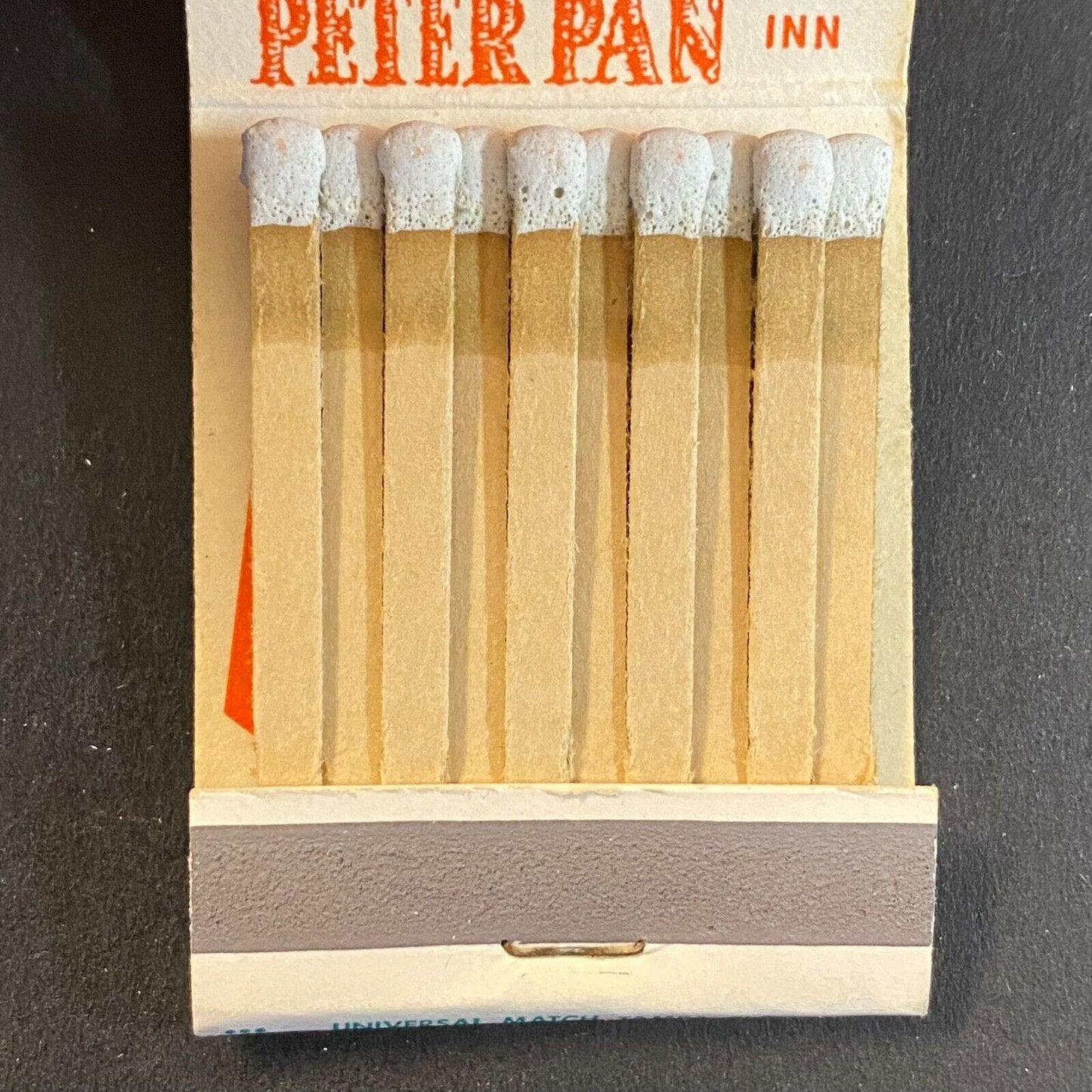 Kapok Tree Inn Clearwater c1950's-60s Full Matchbook w/ Peel Off Paper Strip