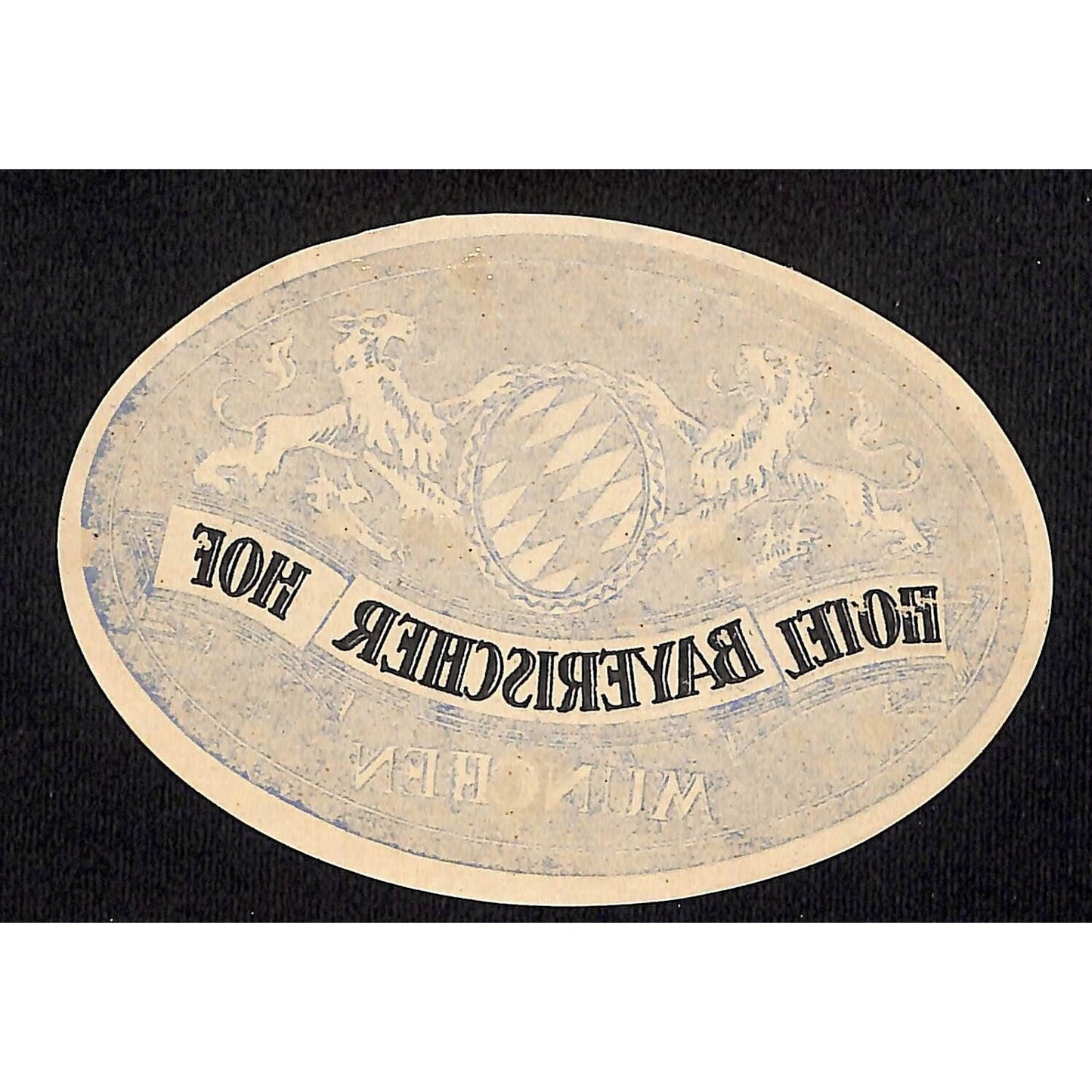 Hotel Bayerischer HOF Munchen Original Luggage Label NOS VGC (#4)