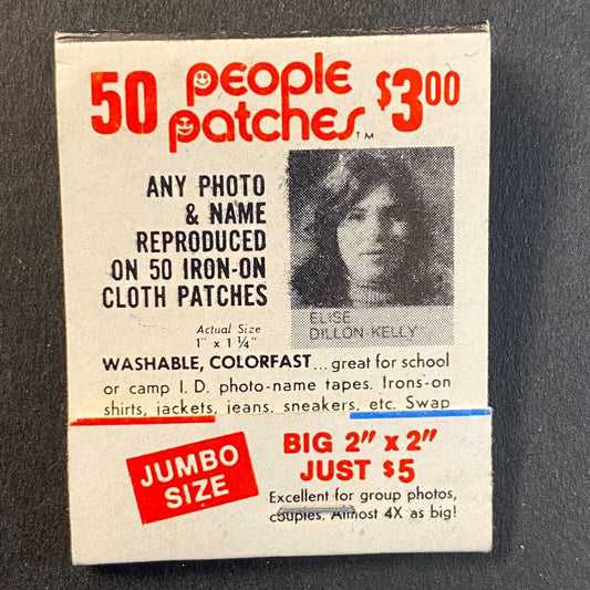 "People Patches" Iron On Patches Mail-In Offer c1973-1980's Full Matchbook VGC