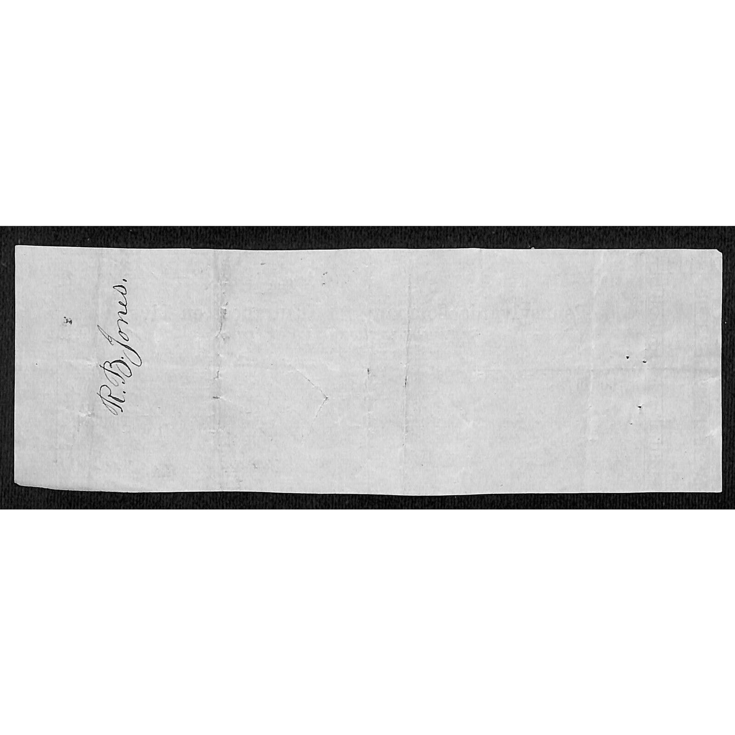 1862 Pennsylvania Co. for Insurances on Lives Check w/ Rev Stamp Barclay Jones