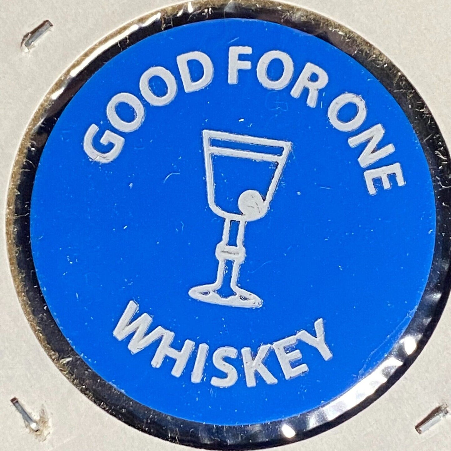 Brookville, PA FOE Aerie 983 Plastic Drink Token G/F One Whiskey