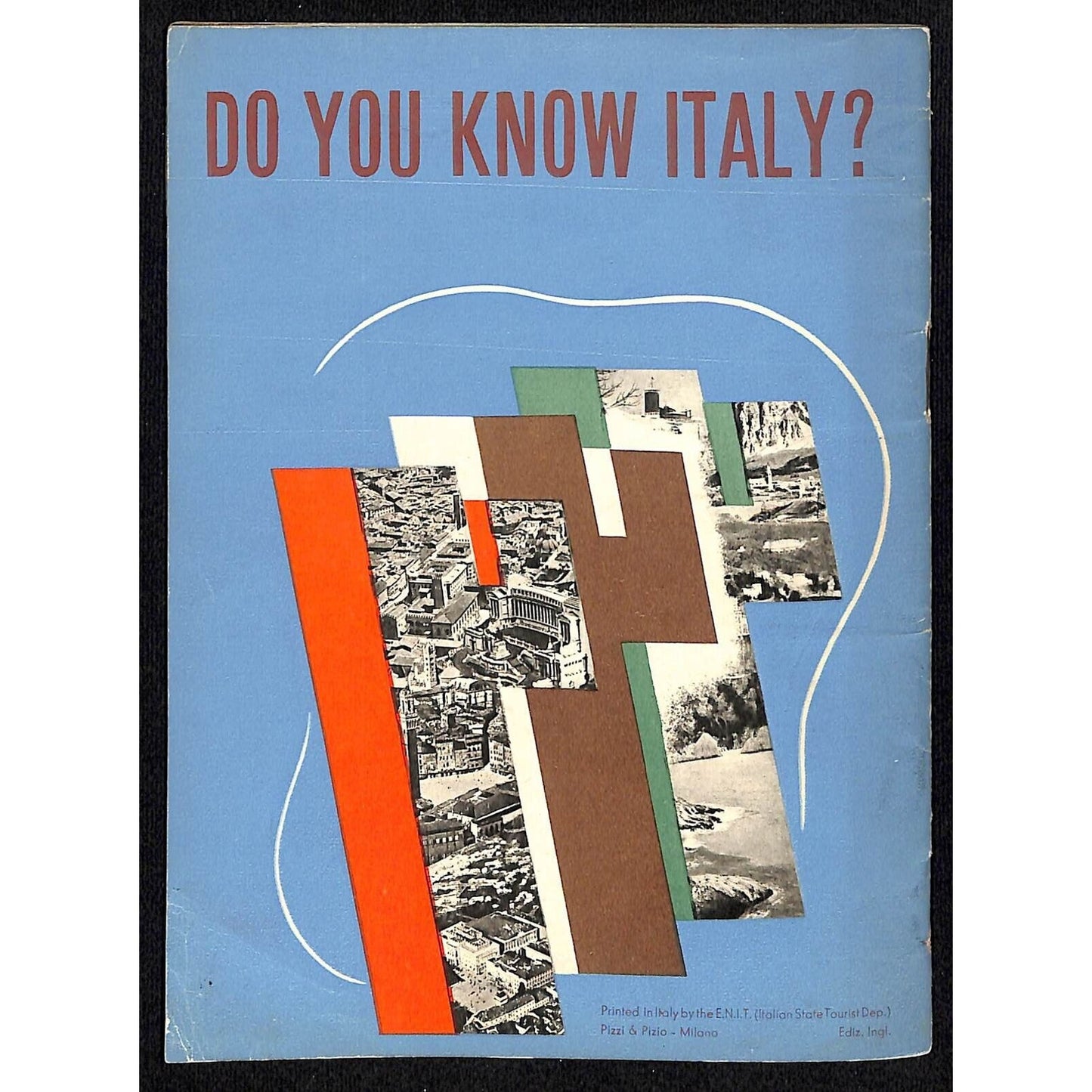 "Do You Know Italy?" c1933 Pictorial Travel Brochure "Mussolini Fascist" 32pp