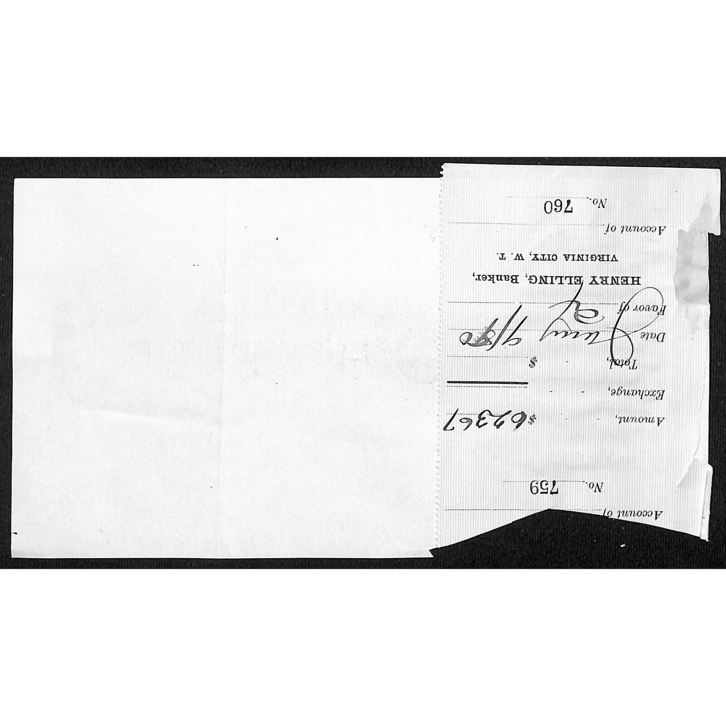 Dillon, MT Crowell & Nuckolls Staple & Fancy Grocers 1895 Billhead Buford*