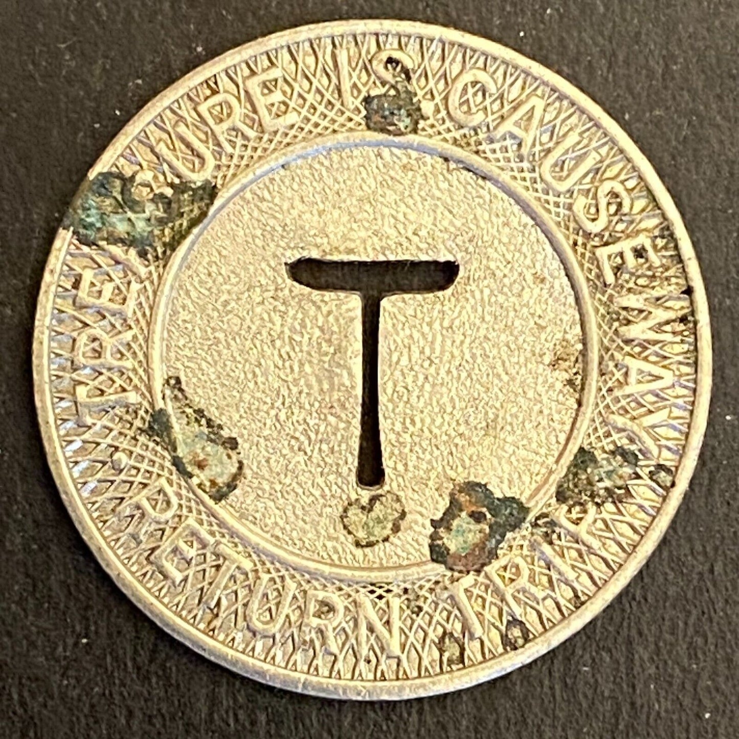 Treasure Island Florida Toll / Transit Token c1947 23mm