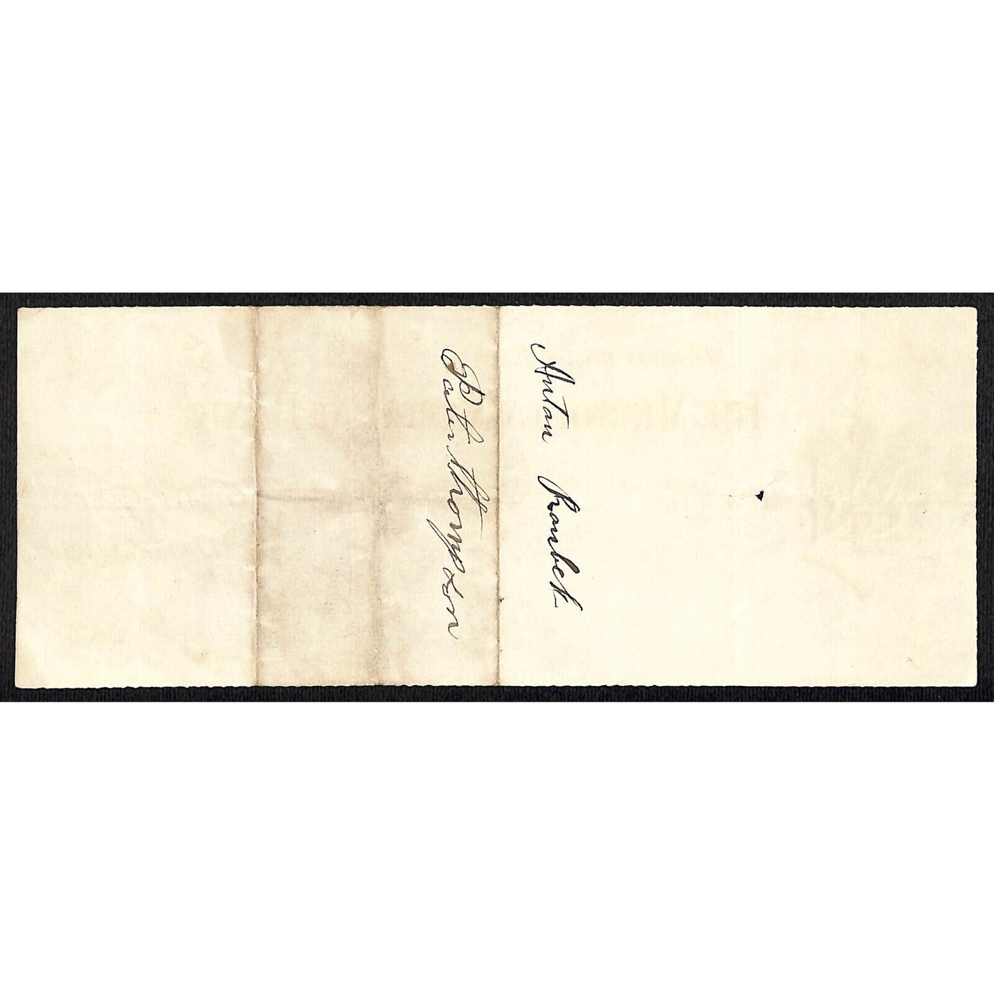 1889 Missoula National Bank Montana Territory Check Helena & Victor Mining #760