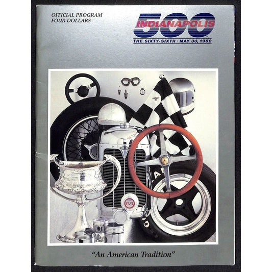 1982 Indianapolis 500 Program Racing VGC 125pp 13oz