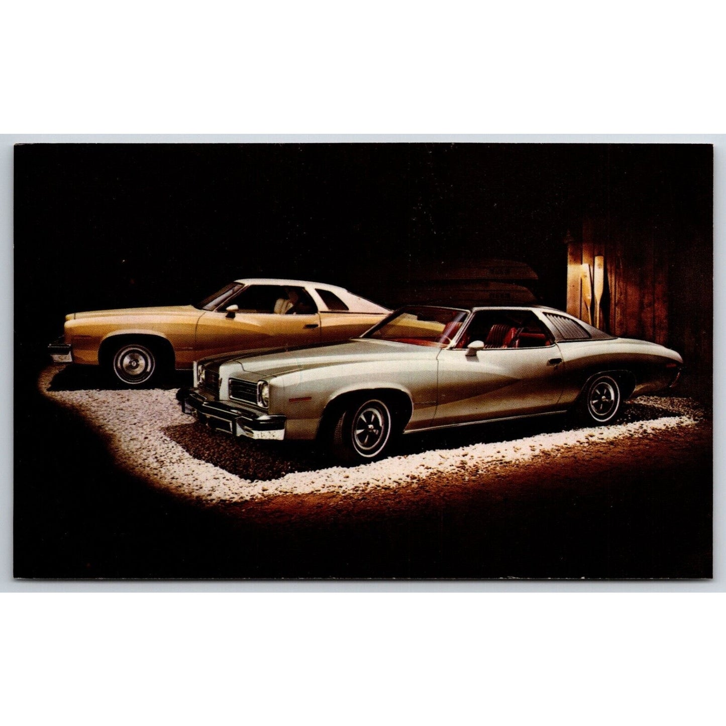 1974 LeMans Sport Coupe Maxon Pontiac - Union, NJ Dealer Postcard NOS VGC Scarce