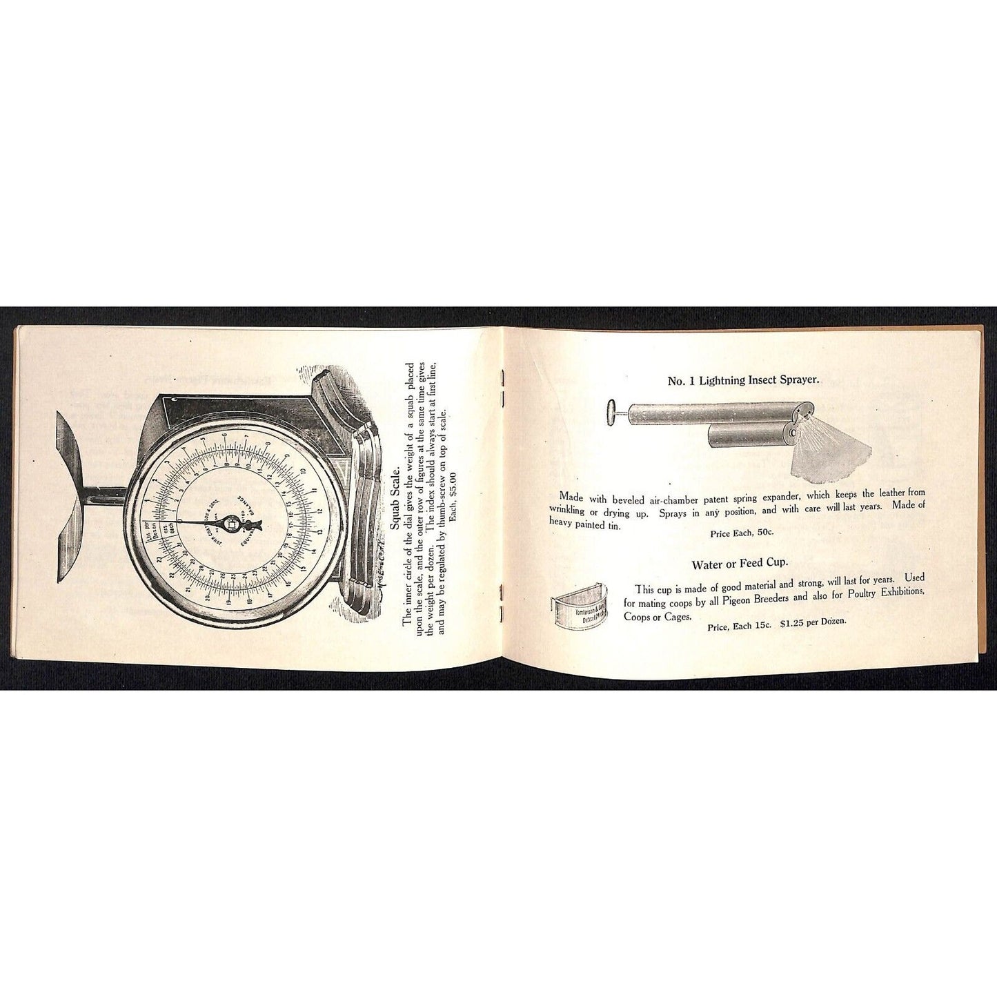 Hillhurst Farm, Orchard Park, NY "Pigeon Supplies" 16pp Catalogue VGC c1910