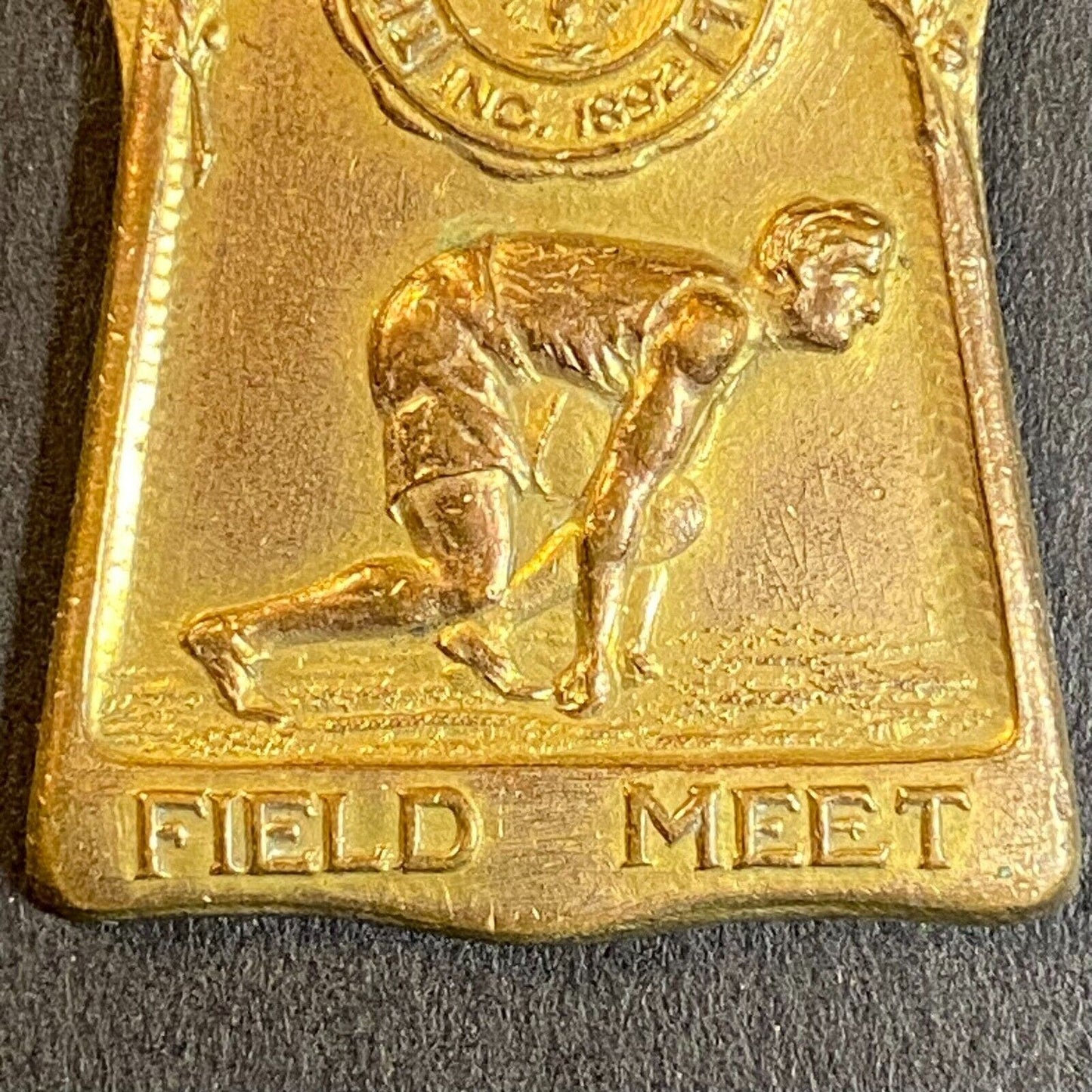 The Perkiomen School Inter-Scholastic Field Meet Medal Pendant 42mm c1920's-40?