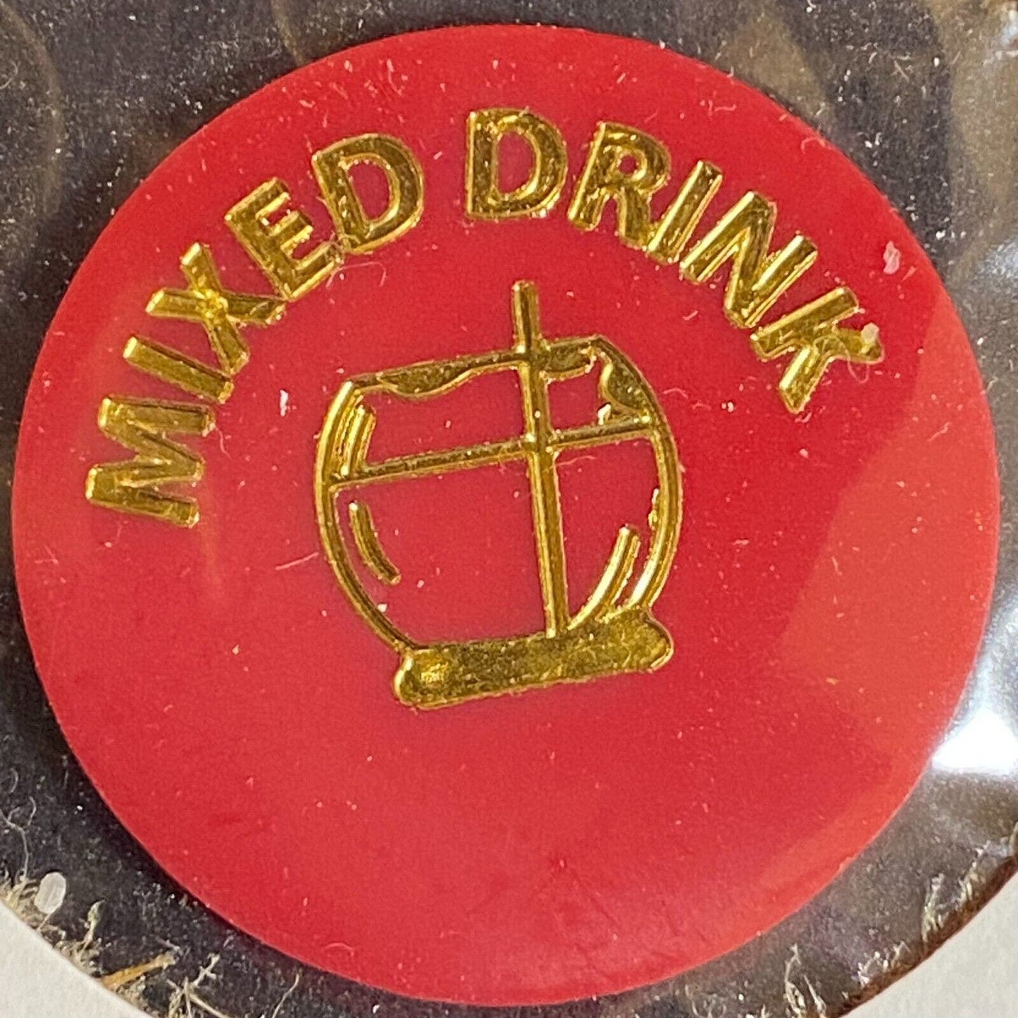 Indiana PA B.P.O Elks #931 c1970's-80's Plastic "Mixed Drink" Token