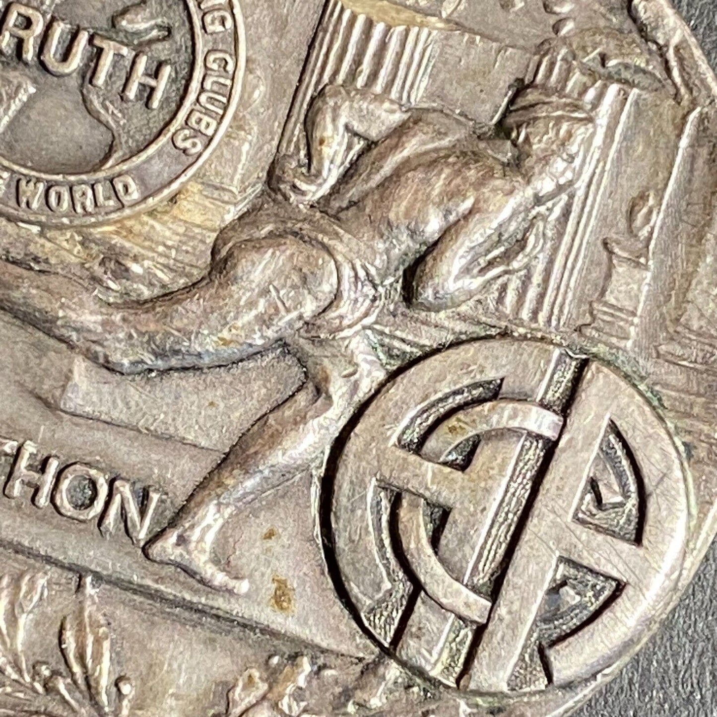 Associated Advertising Clubs of the World Sterling Marathon Medal c1917-20's