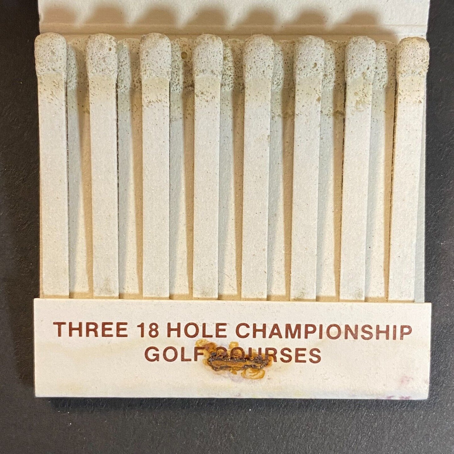 Indian Wells / Quail Creek / Burning Ridge SC Golf Full Matchbook c1974-80's (#1