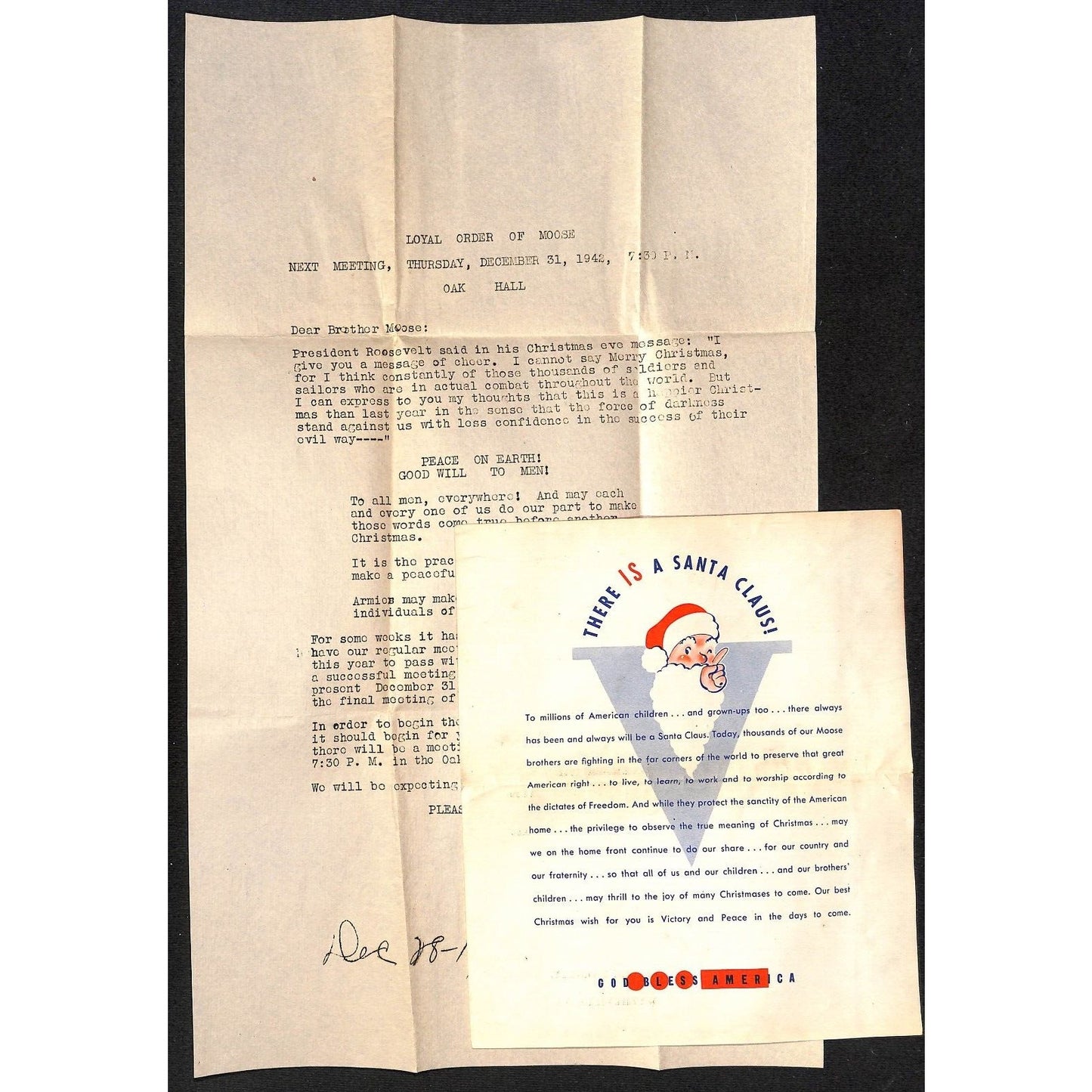 1942 Wytheville Loyal Order of Moose TLS Pictorial Cover WWII Era V for Victory