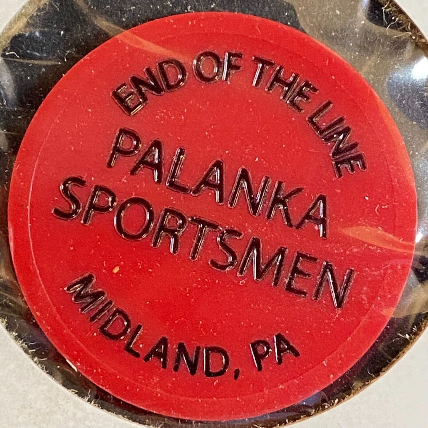 Midland, PA Palanka Sportsmen Club c1980's-90's Plastic Token - G/F One Can Beer