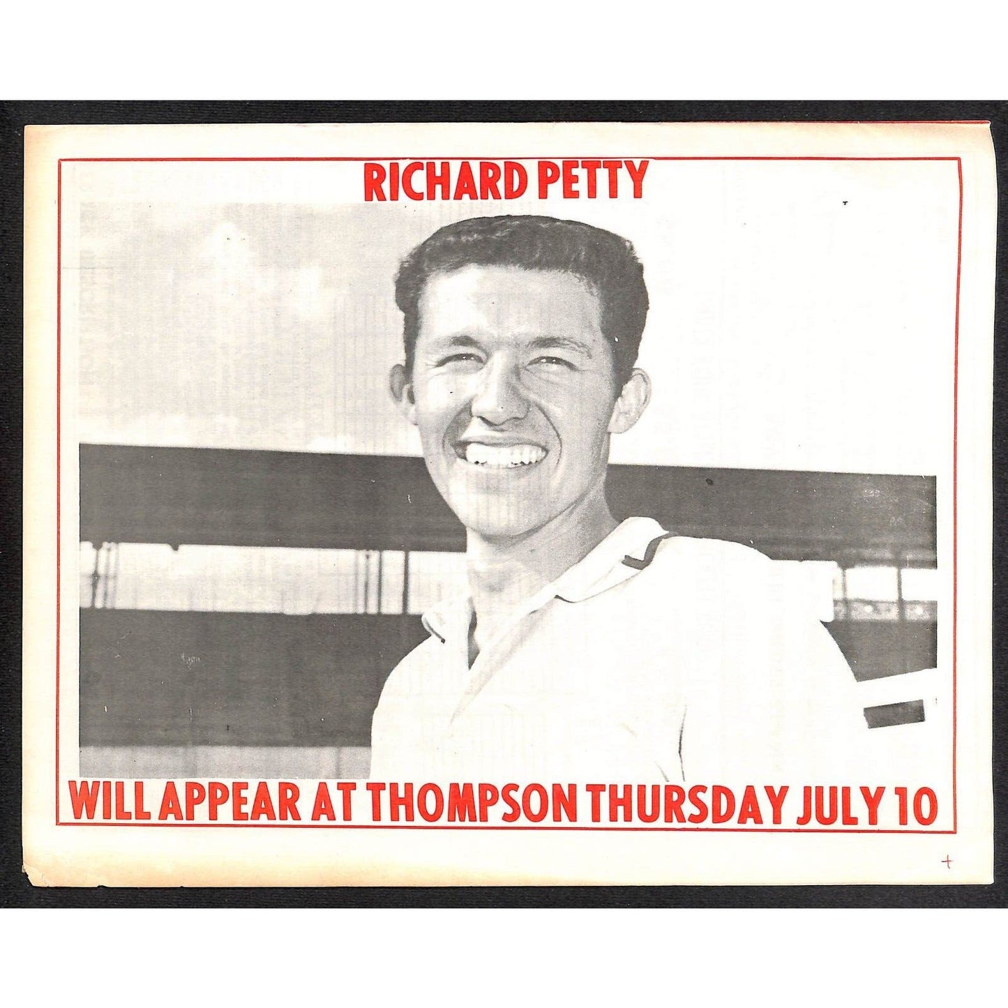 Thompson Speedway CT 1969 NASCAR 200 Lap Stock Car Race Program Richard Petty
