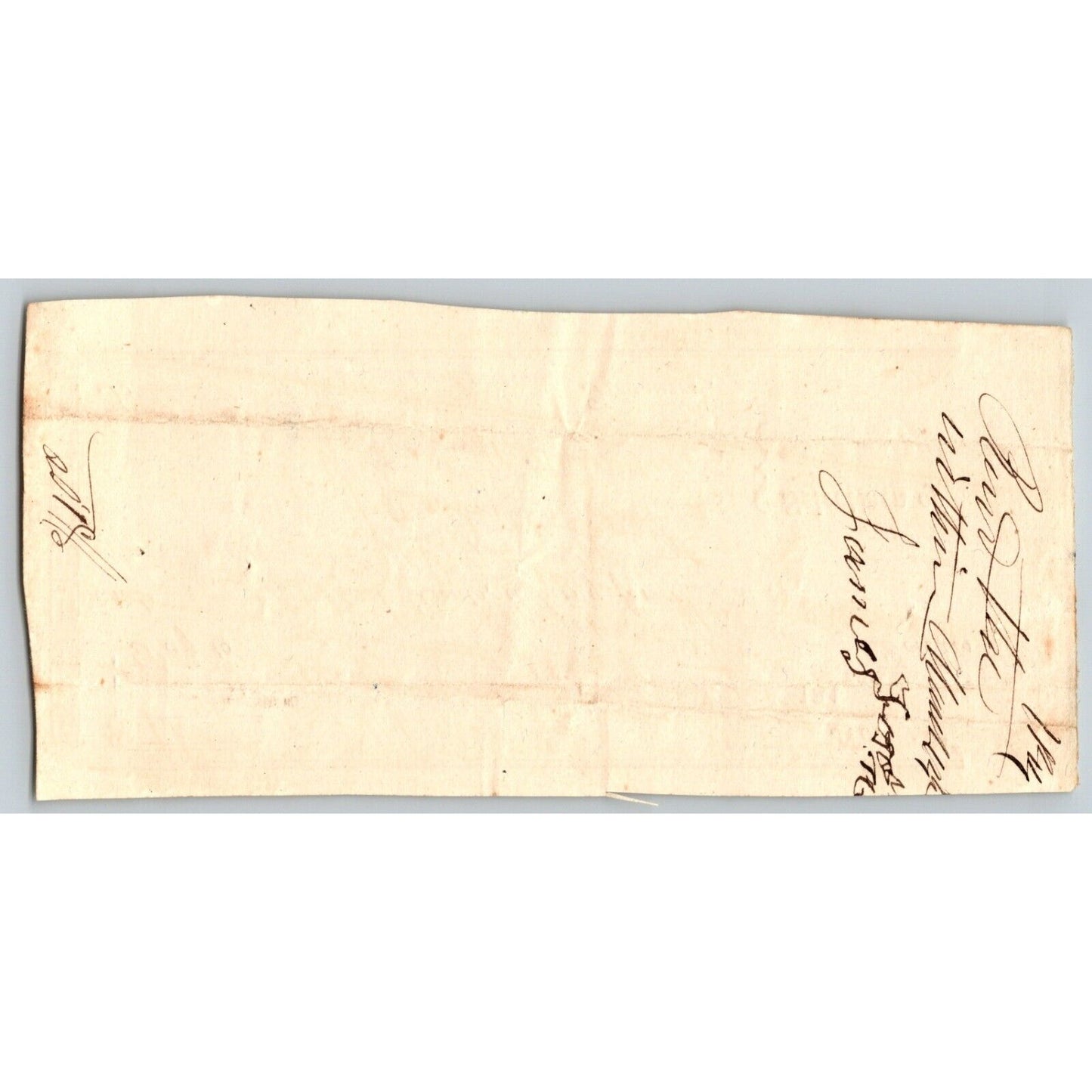 1844 Jabez Knowlton* Newburgh ME Town Check for Use of ? Yard for .. Year 1843