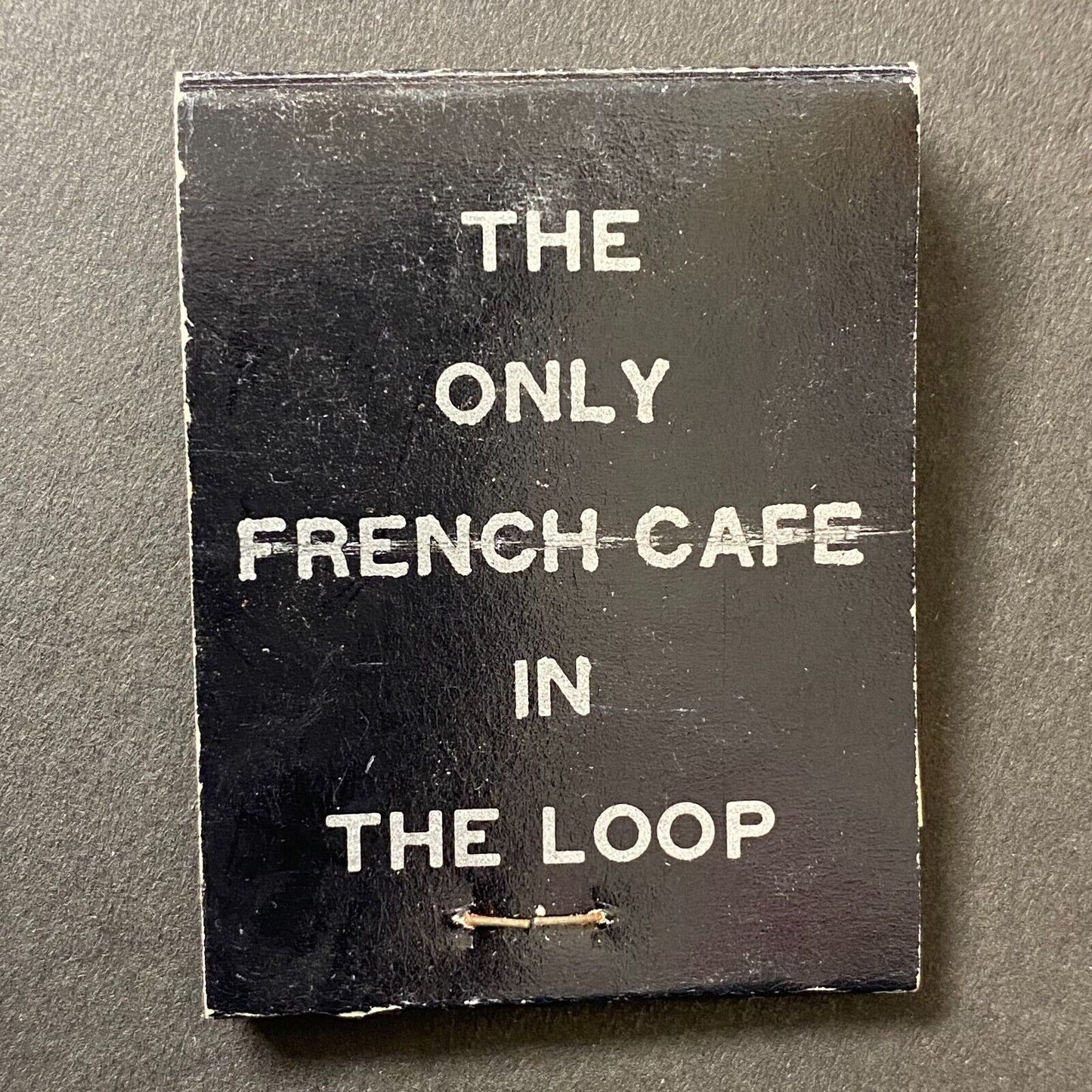 Le Bordeaux Restaurant French Cafe Chicago Full Matchbook c1960's-74