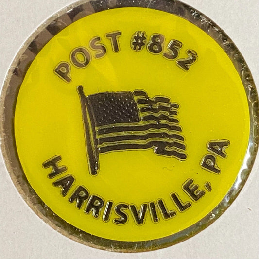 Harrisville, PA A.L. #852 c1970's-80's Plastic "Good For $2 Drink" Token