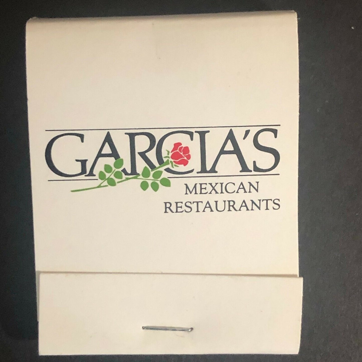 Garcia's of Scottsdale Mexican Restaurant c1980's Full Matchbook