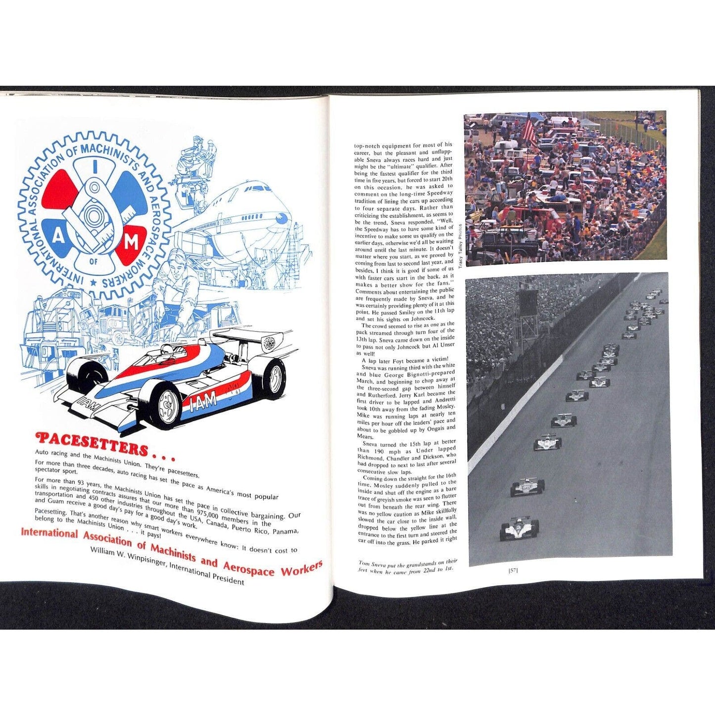 1981 Hungness Indianapolis 500 Yearbook VGC 216pp 1lb 5oz