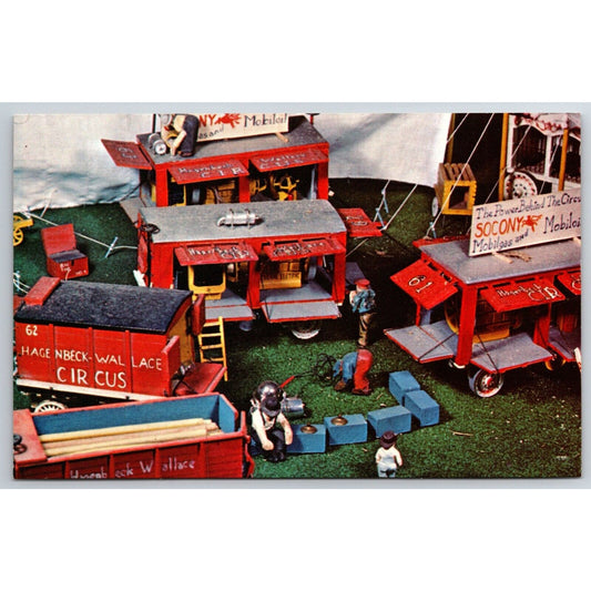 Miniature Circus and Toy chest Shop Nashville, IN Postcard VGC c1965-70's