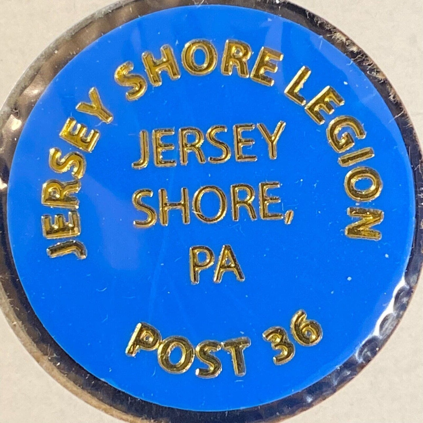 Jersey Shore Legion, PA AL Post 36 c1970's-80's Plastic "Mixed Drink" Token